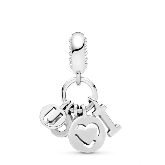 PANDORA I Love You Dangle Charm - Picture 2 of 4